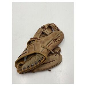 Vintage NSG Professional Model NSG02 Baseball Glove‎ Top Grain Leather Brown